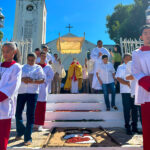 TRADIÇÃO: Missa e tapete marcam Solenidade de Corpus Christi, em Inhuma, para cristãos católicos