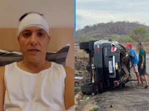 Vereador de Inhuma grava vídeo e tranquiliza população após acidente registrado na BR-316