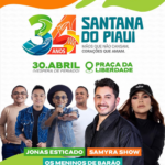 Santana do Piauí divulga programação oficial dos 34 anos de emancipação política